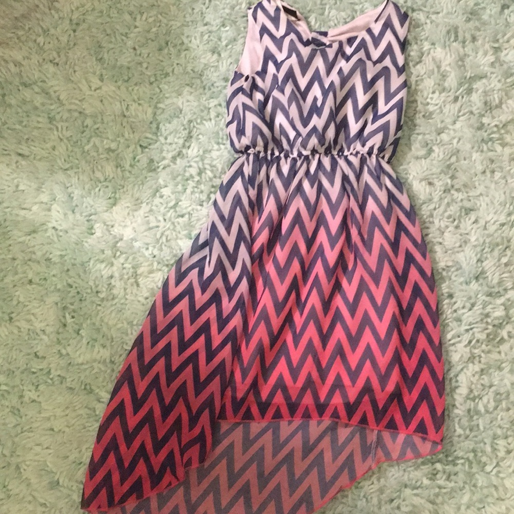 Girls chevron dress